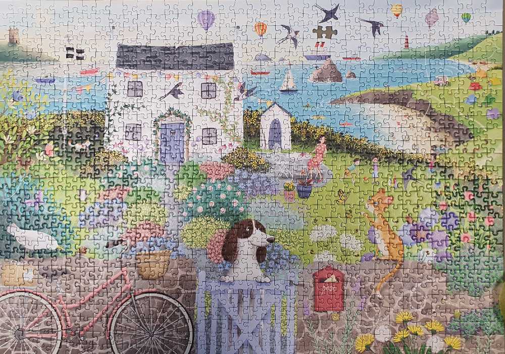 Coastal Cottage - Ravensburger puzzle collectible [Barcode 4005556176311] - Main Image 2