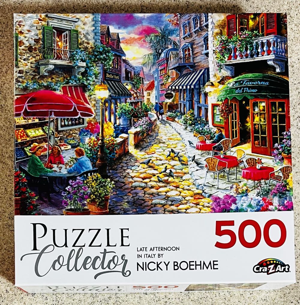 Late Afternoon In Italy - CraZArt puzzle collectible [Barcode 4895145427227] - Main Image 2