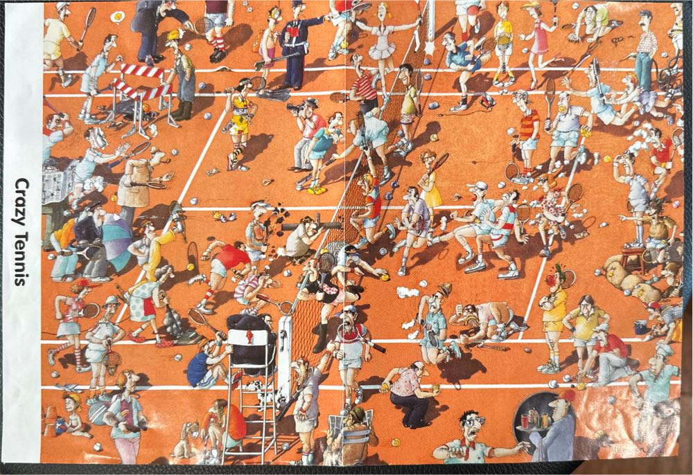 Crazy Tennis - HEYE puzzle collectible [Barcode 4001689290894] - Main Image 2