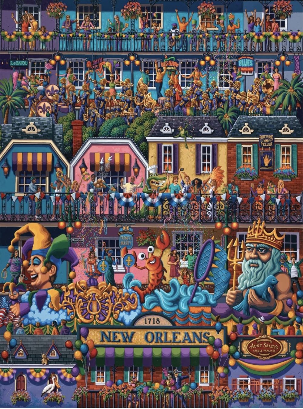The Big Easy - Dowdle puzzle collectible [Barcode 079346128198] - Main Image 2