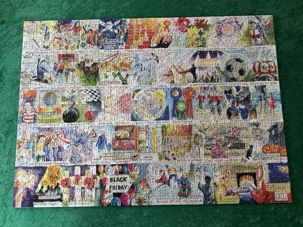 A Year In Great Britain - Gibsons VAL GOLDFINCH Collection puzzle collectible - Main Image 2