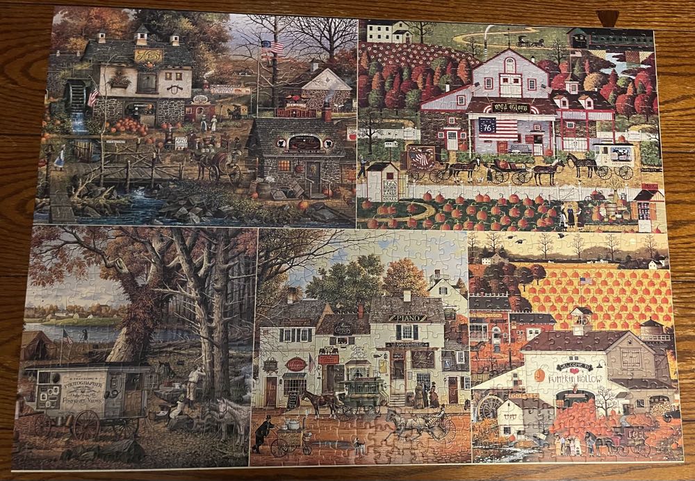 Charles Wysocki Autumn - Charles Wysocki puzzle collectible - Main Image 2
