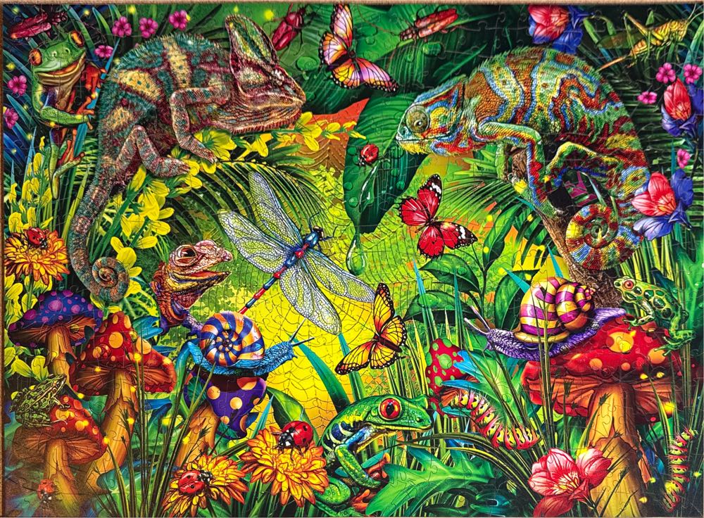 Colorful Forest - Wentworth Wooden Puzzles 🇬🇧 puzzle collectible [Barcode 6050265379988] - Main Image 3