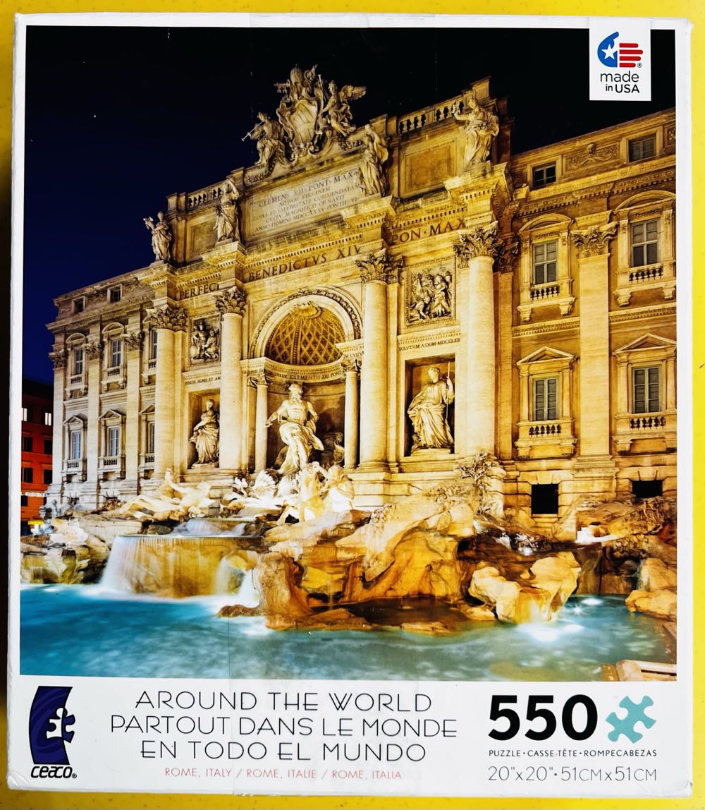 Trevi Fountain, Rome - Ceaco puzzle collectible [Barcode 021081023962] - Main Image 2