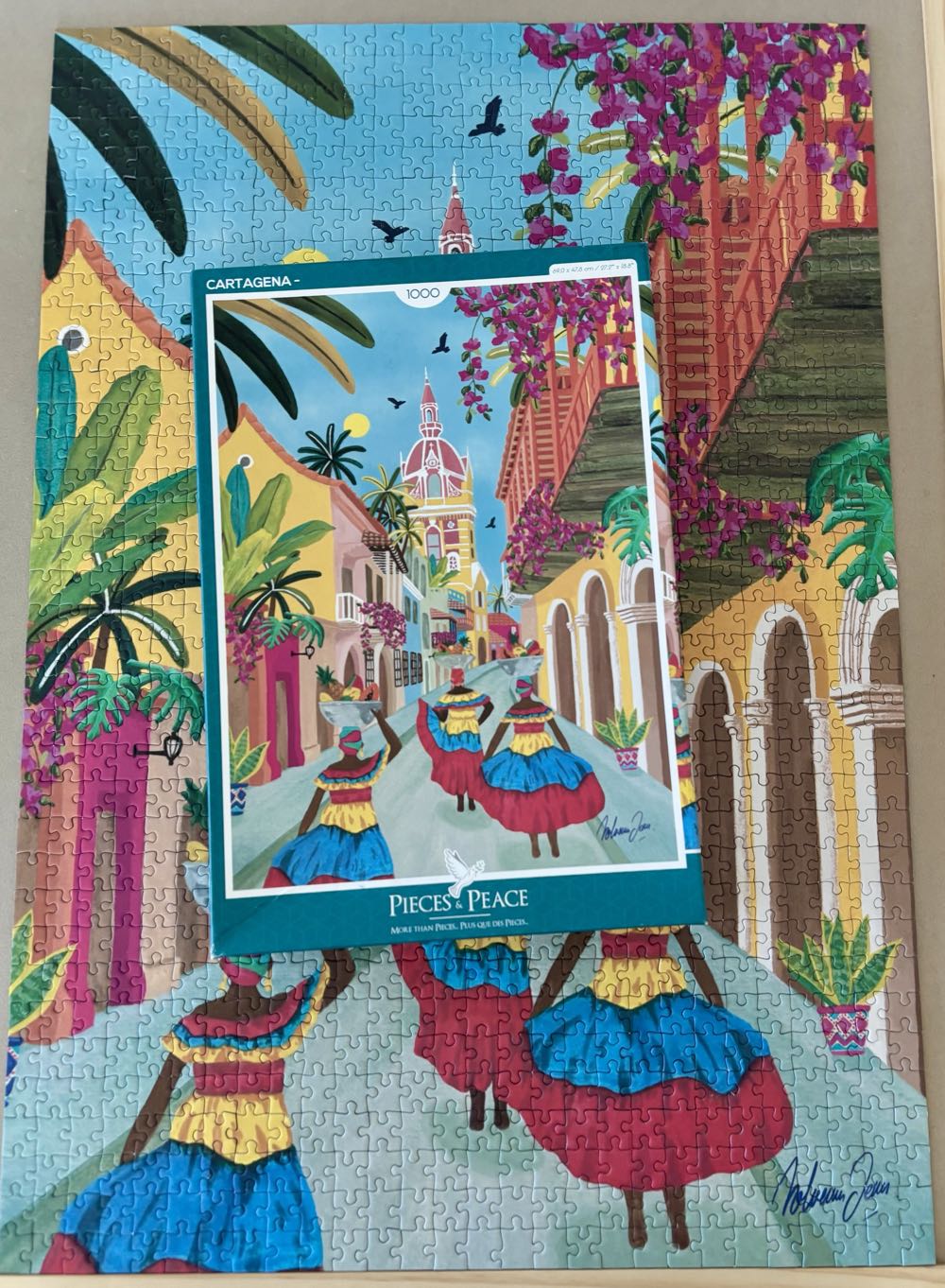 Cartagena- GONE - Pieces & Peace puzzle collectible [Barcode 3770001400075] - Main Image 3