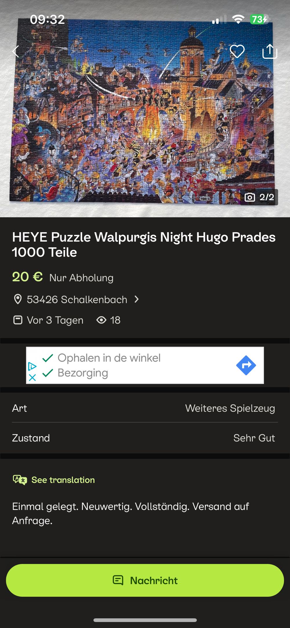Walpurgis Night (Karli €30,49) - Heye Puzzle puzzle collectible [Barcode 4066909339081] - Main Image 4