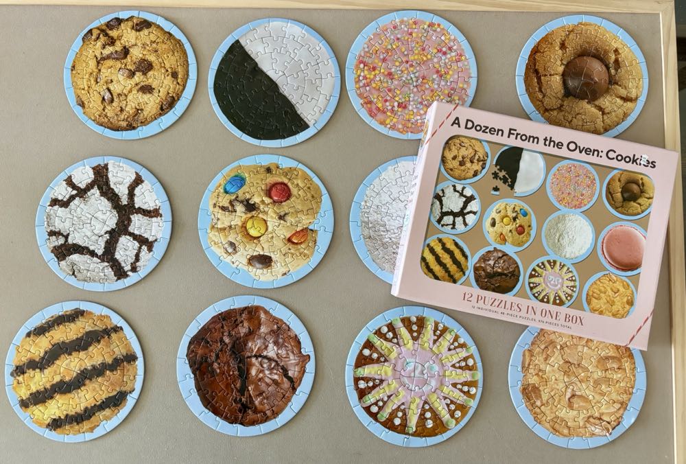 A Dozen From The Oven: Cookies- GONE - Chronicle Books puzzle collectible [Barcode 9781797213804] - Main Image 3