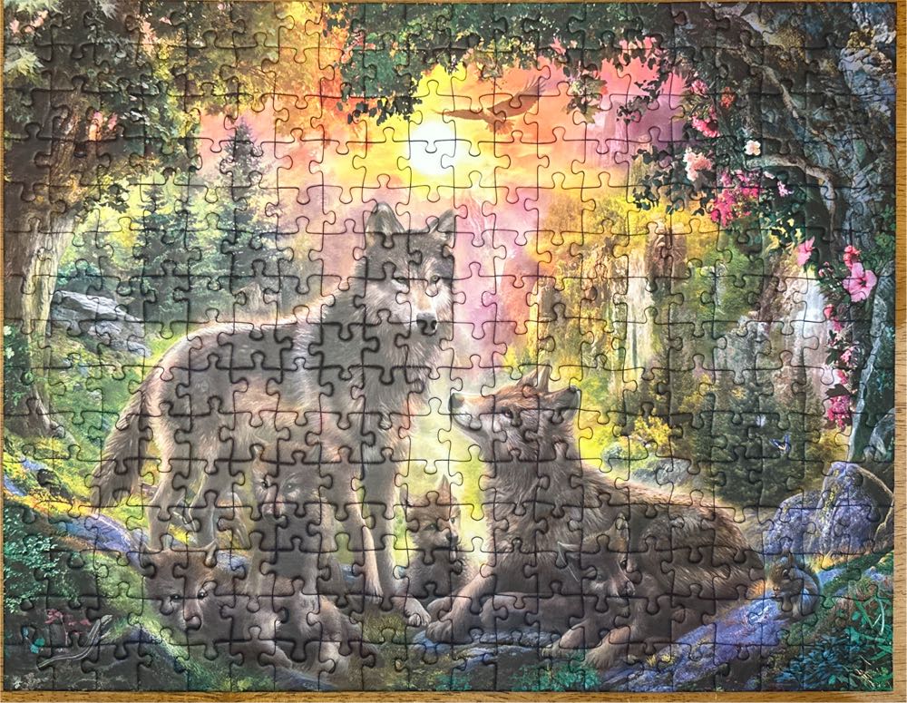 Autumn Wolves - Ravensburger puzzle collectible [Barcode 4005556820870] - Main Image 2