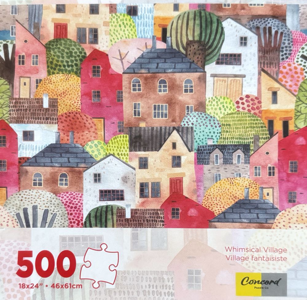 Whimsical Village - Concord puzzle Co puzzle collectible [Barcode 430001785895] - Main Image 2