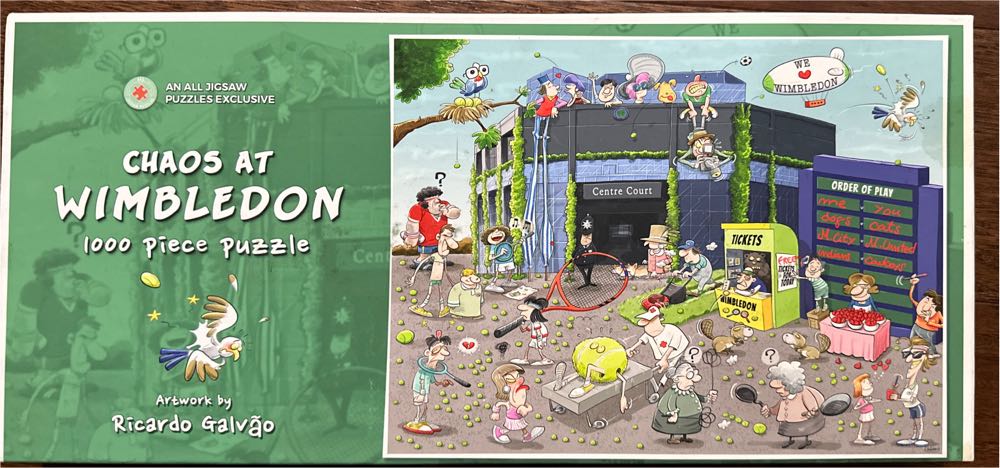 Chaos At Wimbledon - All Jigsaw Puzzles Uk puzzle collectible - Main Image 2