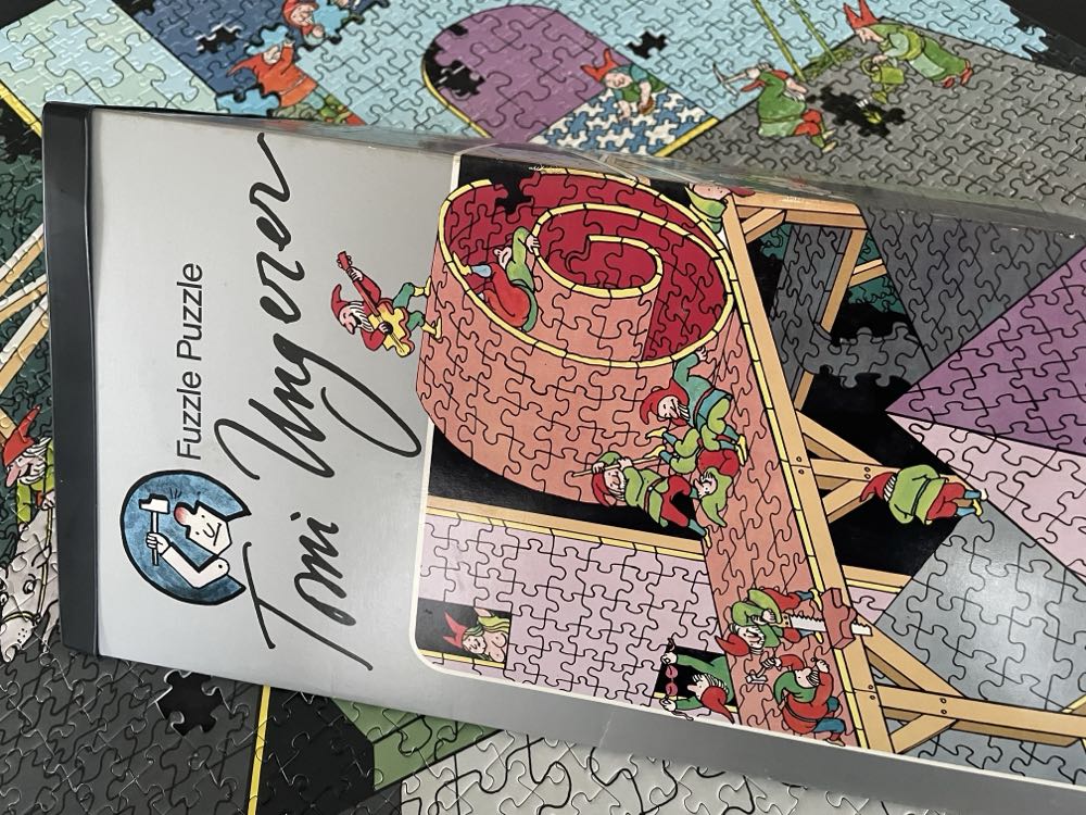 Lang Piece Puzzle Gardners Assistant Artwork By Susan Bourdet Linen Finish 29” X 20” Completed