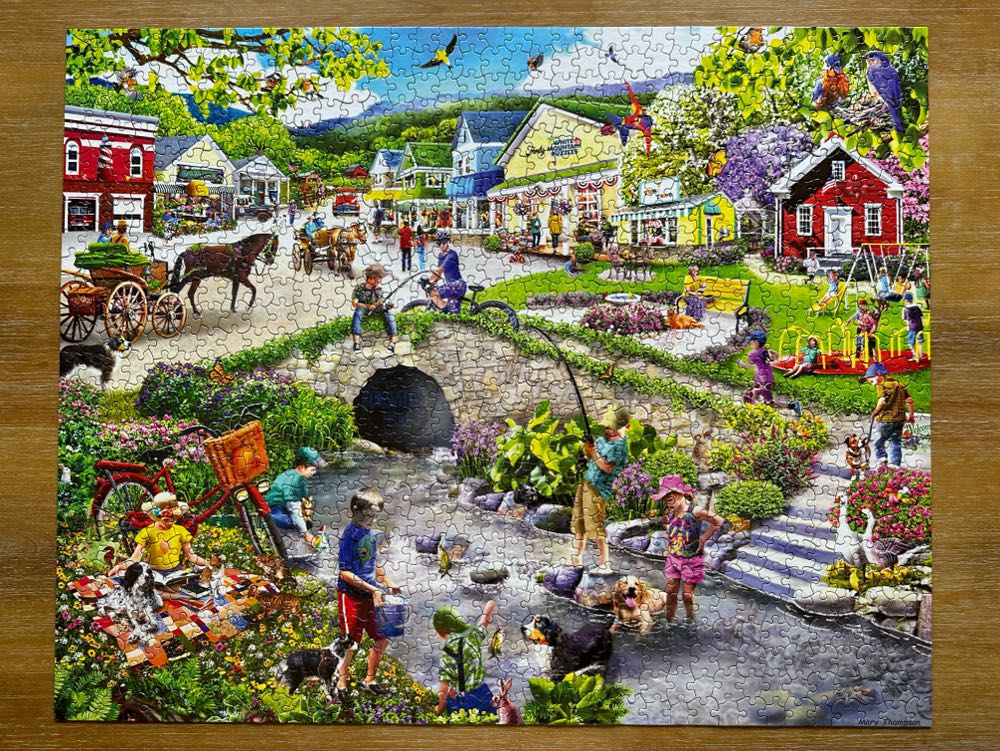 Captured Moments - White Mountain puzzle collectible [Barcode 724819267408] - Main Image 2