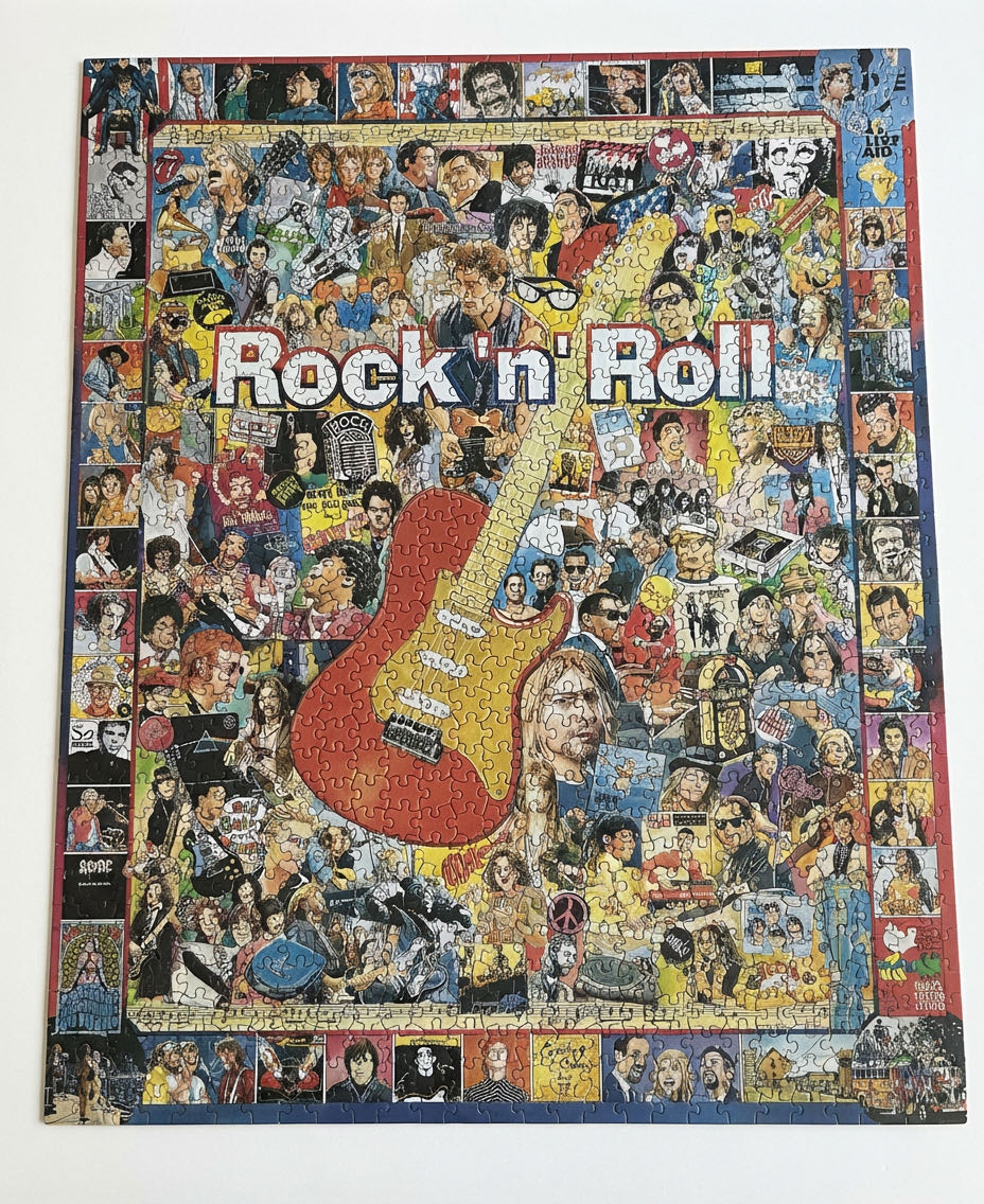 Rock ’n’ Roll😃 - White Mountain puzzle collectible [Barcode 724819250448] - Main Image 3