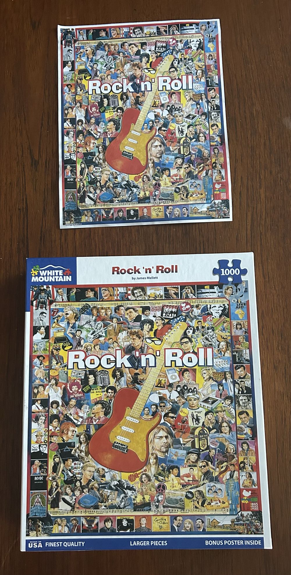 Rock ’n’ Roll😃 - White Mountain puzzle collectible [Barcode 724819250448] - Main Image 4