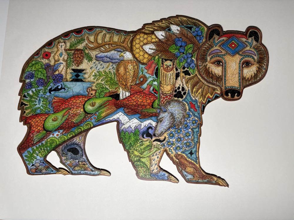 Grizzly Bear - Liberty Puzzles 🇺🇸 puzzle collectible - Main Image 2