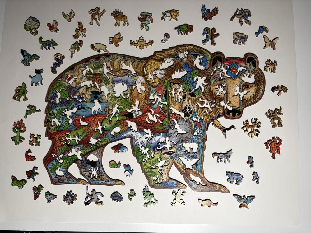 Grizzly Bear - Liberty Puzzles 🇺🇸 puzzle collectible - Main Image 4