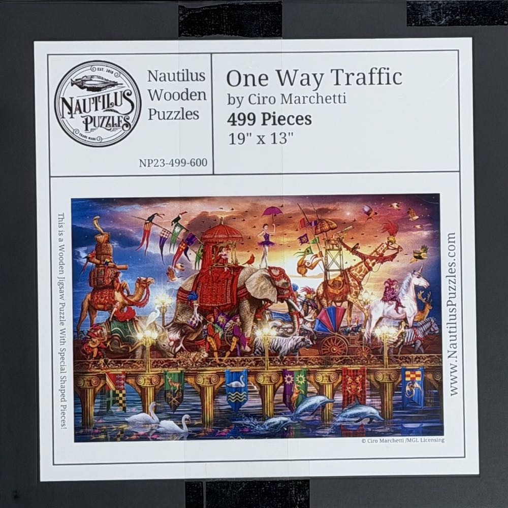 One Way Traffic - Nautilus Wooden Puzzles puzzle collectible - Main Image 2
