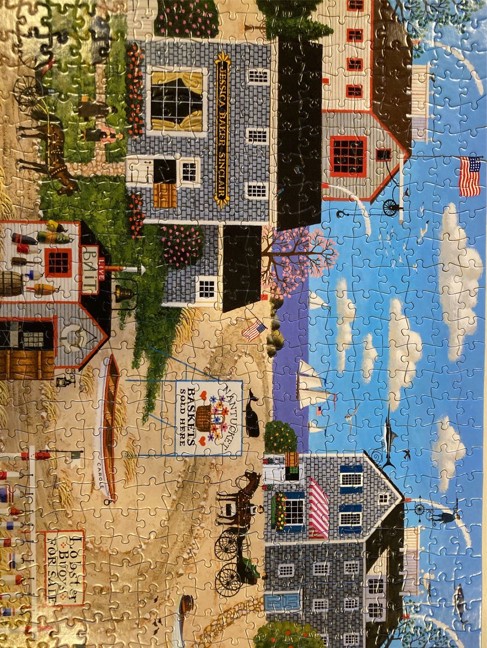Charles Wysocki - Nantucket Breeze - Buffalo puzzle collectible [Barcode 079346370054] - Main Image 2