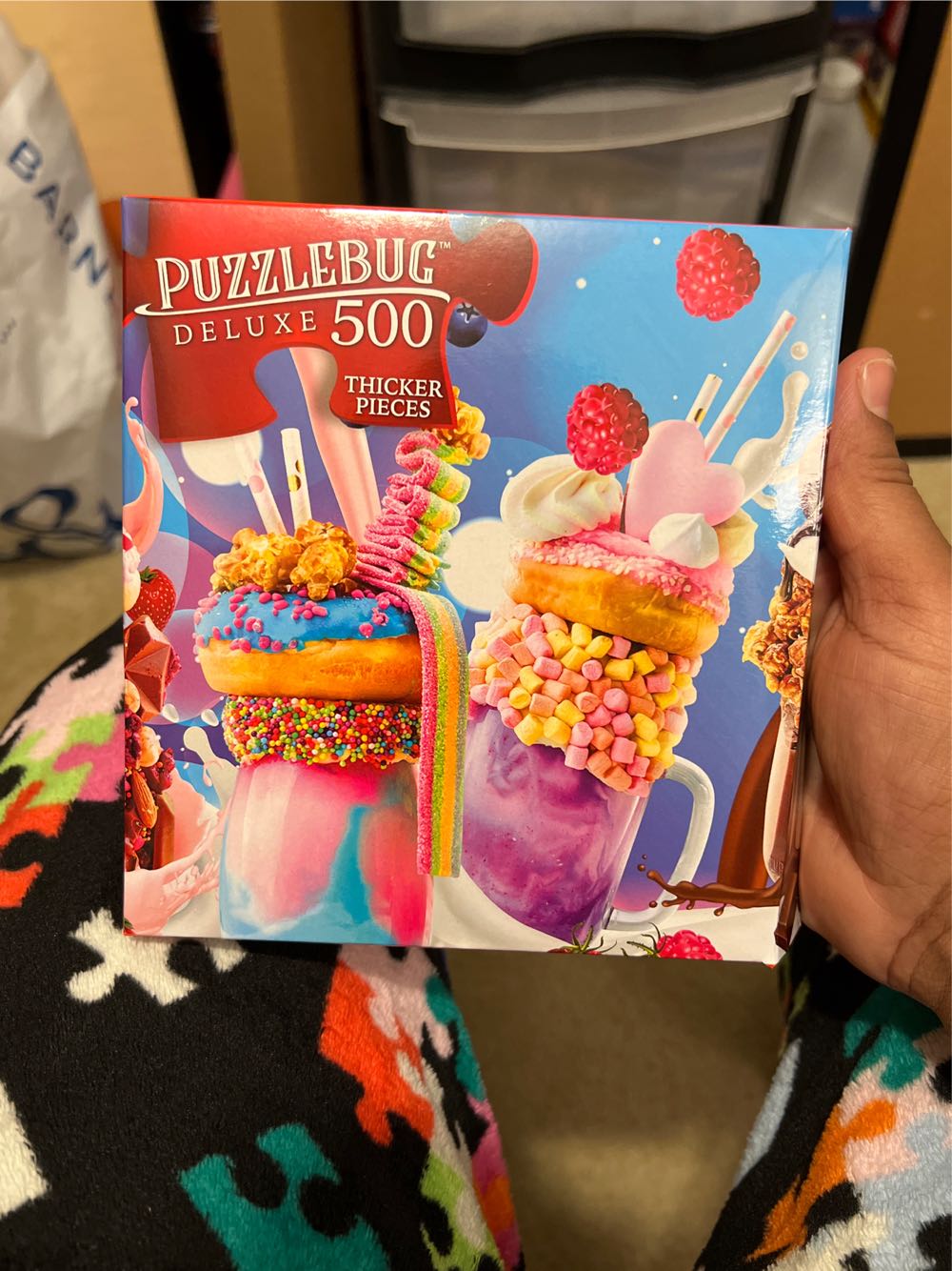 Tawas Point Lighthouse 500 Piece Mi Puzzles Jigsaw Puzzle 24” X 18” Interlocking Made In Usa