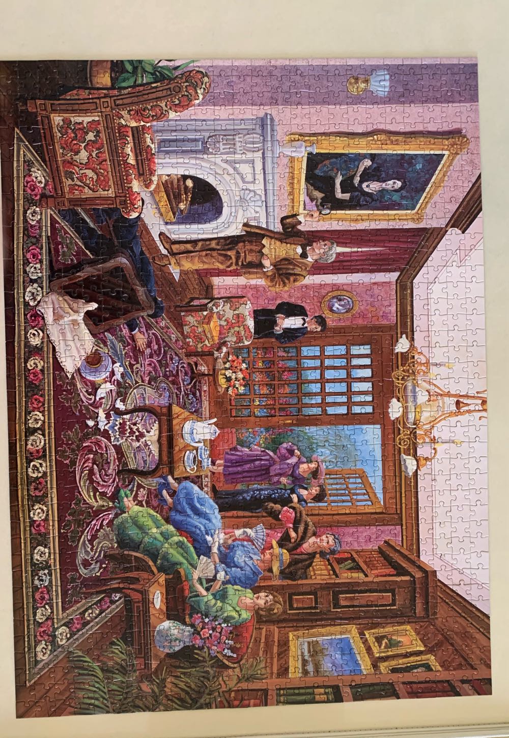 Murder At Bedford Manor - Puzzle Makers puzzle collectible [Barcode 182506620408] - Main Image 2