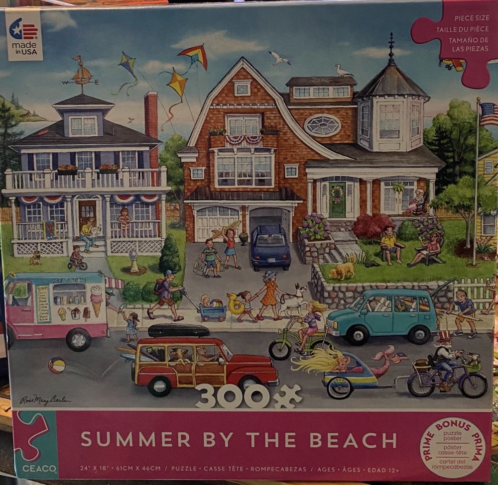 Summer By The Beach - Ceaco 🇺🇸 puzzle collectible [Barcode 021081224390] - Main Image 3