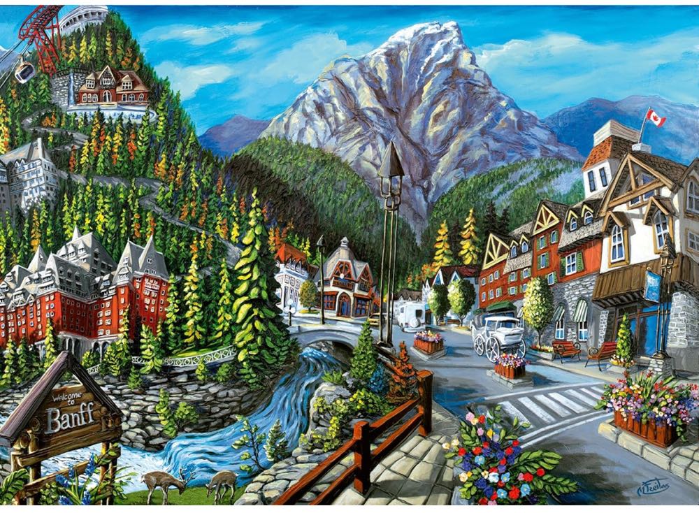 Welcome to Banff (V) NFT - Ravensburger puzzle collectible - Main Image 2