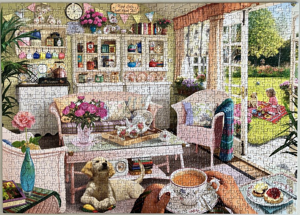 The Tea House - Ravensburger puzzle collectible [Barcode 4005556807697] - Main Image 4