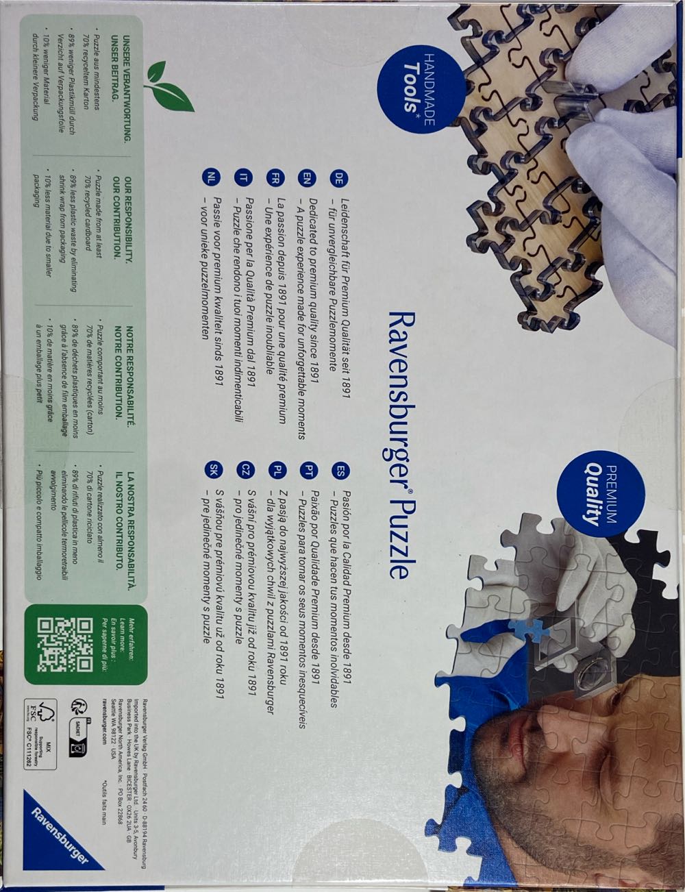 Twilight In The Treetops - Ravensburger puzzle collectible [Barcode 4005555010098] - Main Image 3