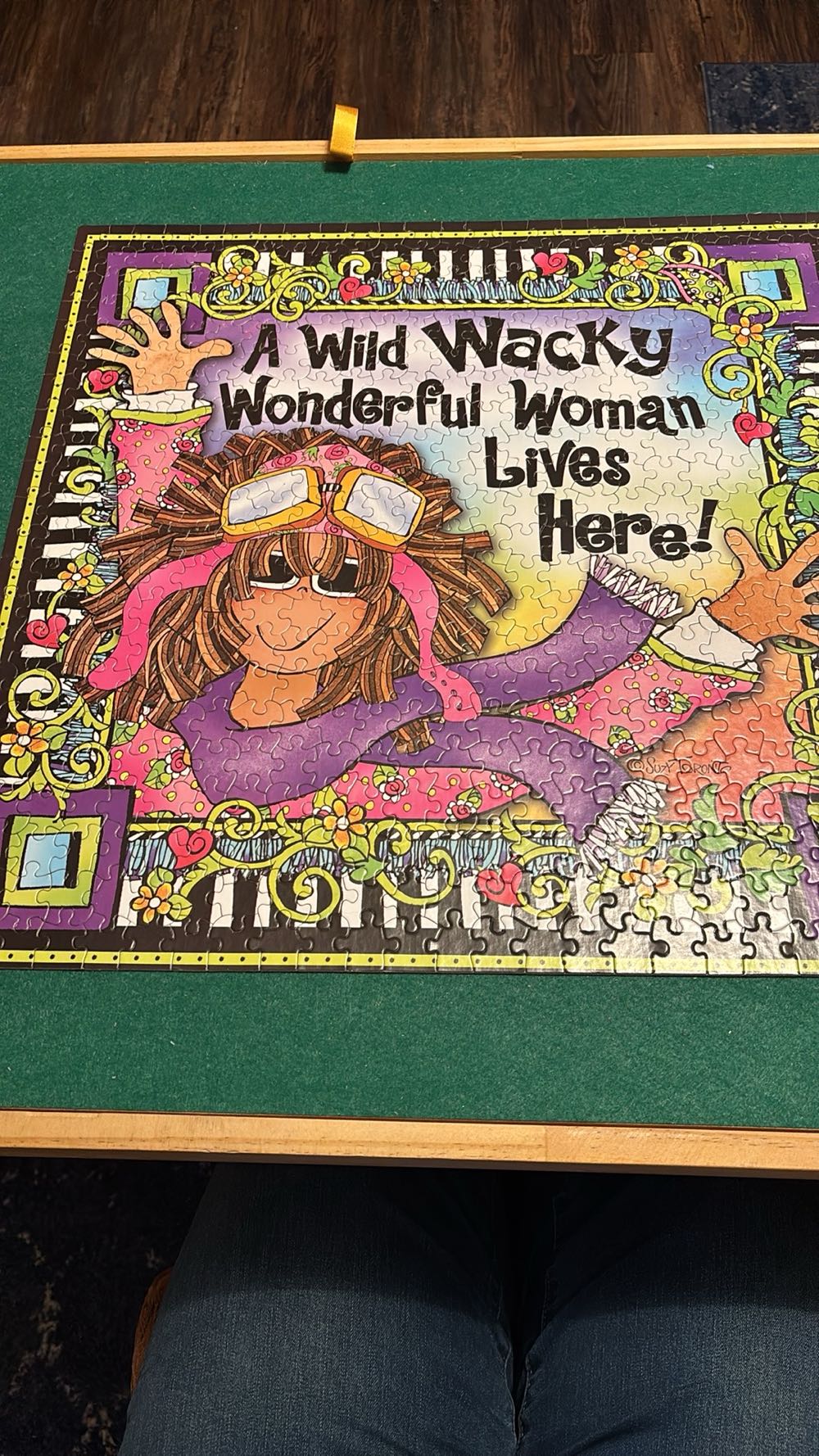 A Wild Wacky Wonderful Woman Lives Here - White Mountain Puzzles puzzle collectible - Main Image 4