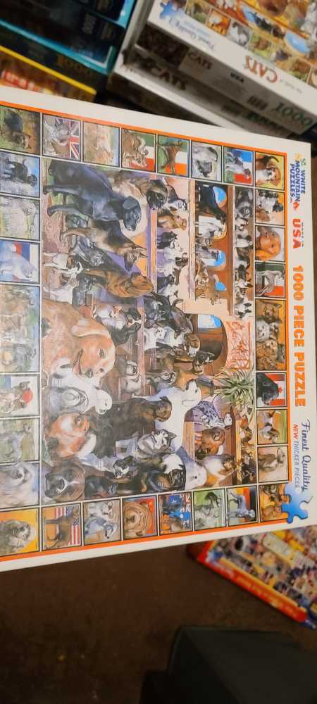 The World Of Dogs - White Mountain puzzle collectible - Main Image 2