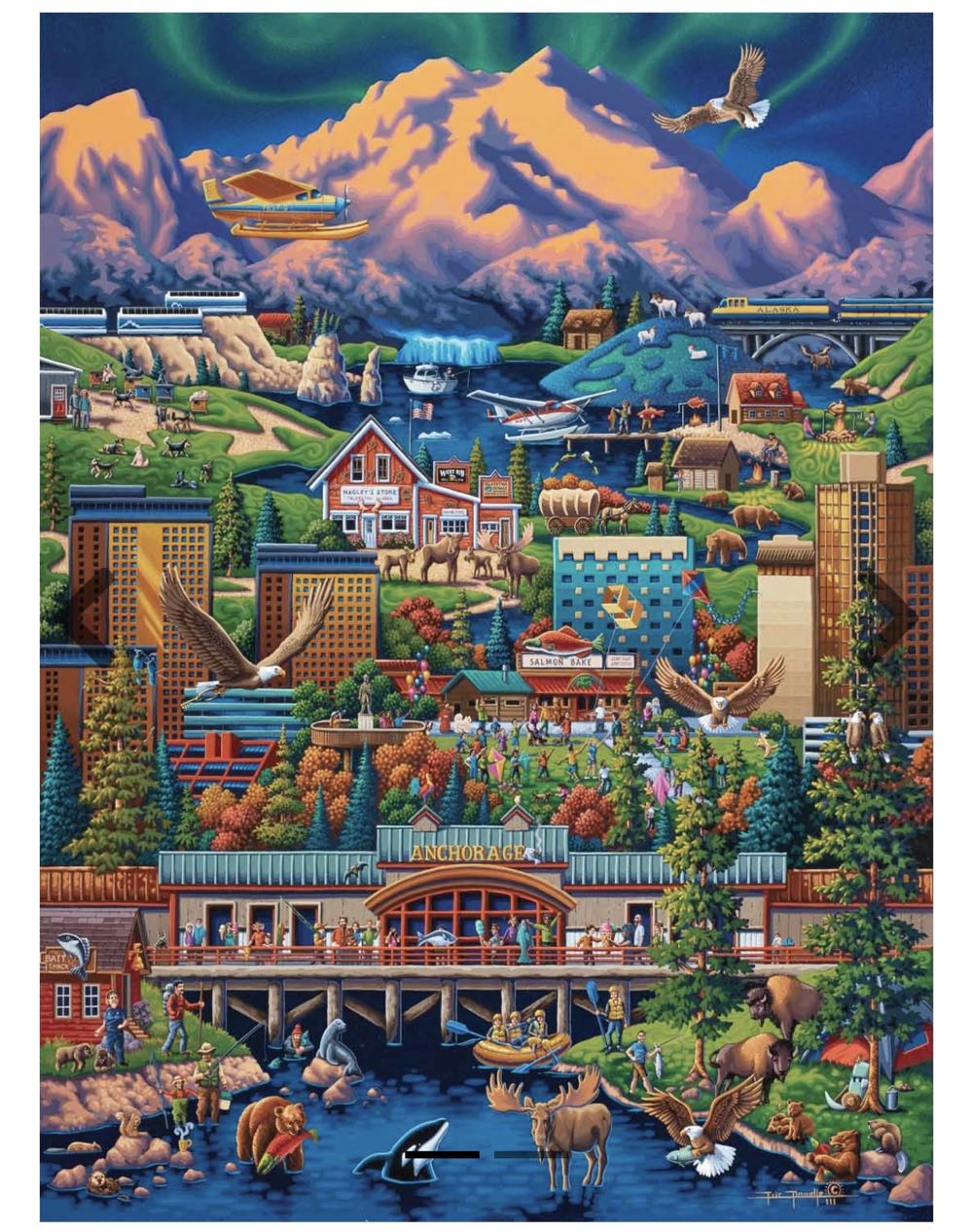 Anchorage - Dowdle puzzle collectible [Barcode 079346128204] - Main Image 2