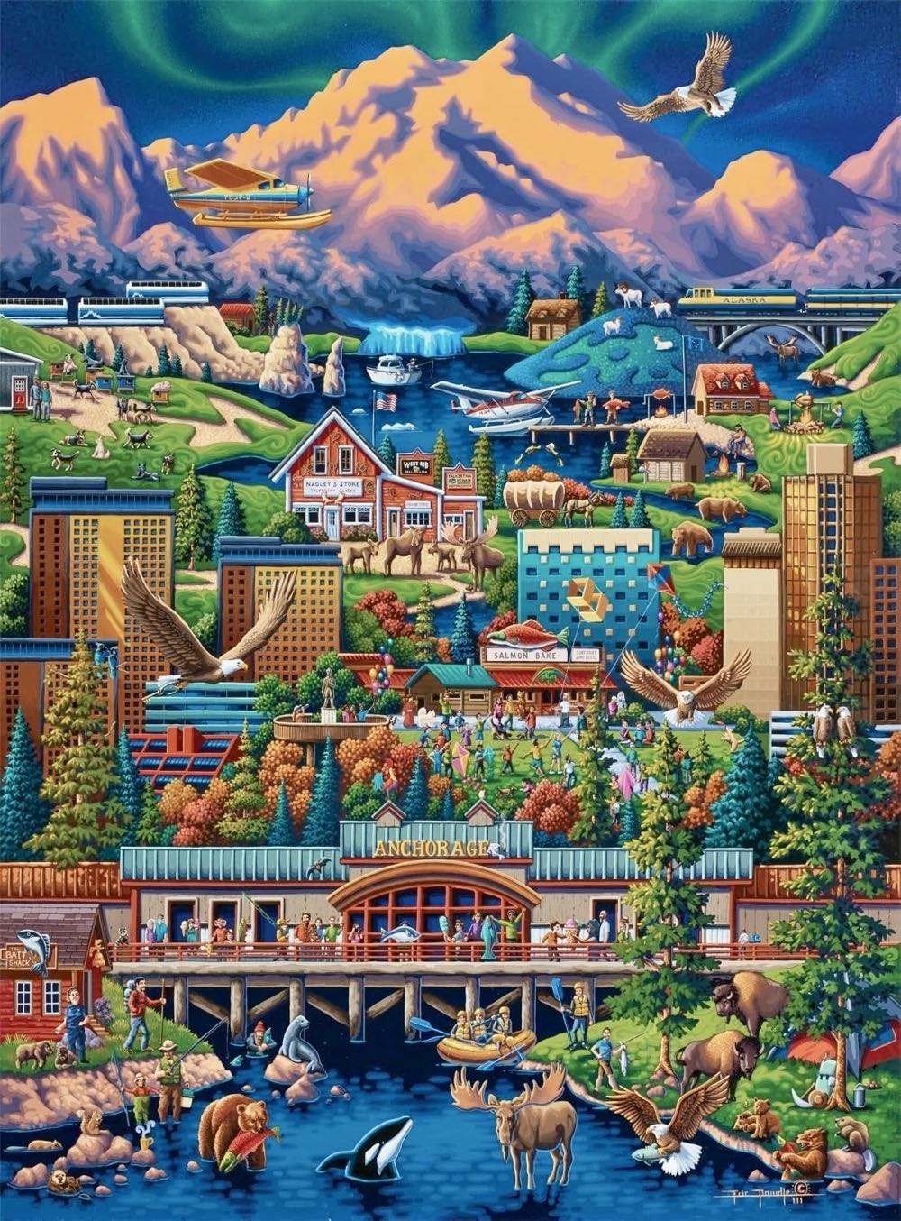 Anchorage - Dowdle puzzle collectible [Barcode 079346128204] - Main Image 3