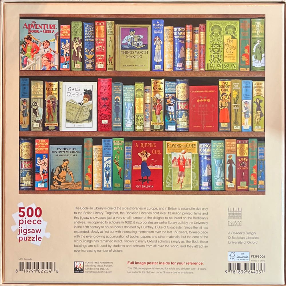 A Reader’s Delight - Flame Tree Publishing puzzle collectible [Barcode 819791022548] - Main Image 3