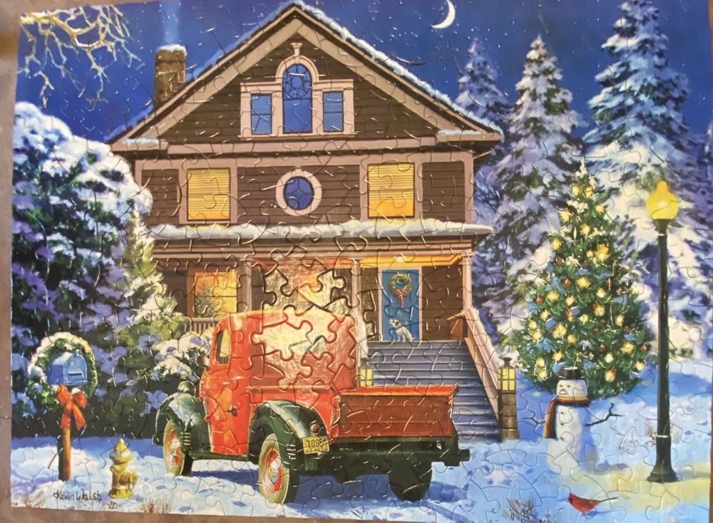 Christmas Night - Bits & Pieces puzzle collectible [Barcode 192949069221] - Main Image 2