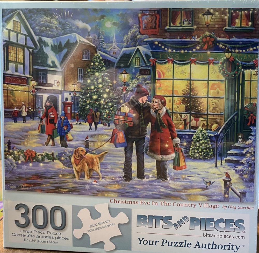 Christmas Eve In The Country Village - Bits & Pieces puzzle collectible [Barcode 192949067876] - Main Image 2