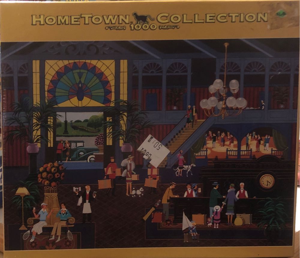 Buffalo Games Time Square Nyc 300 Large Piece Puzzle Pre Loved 100% Complete