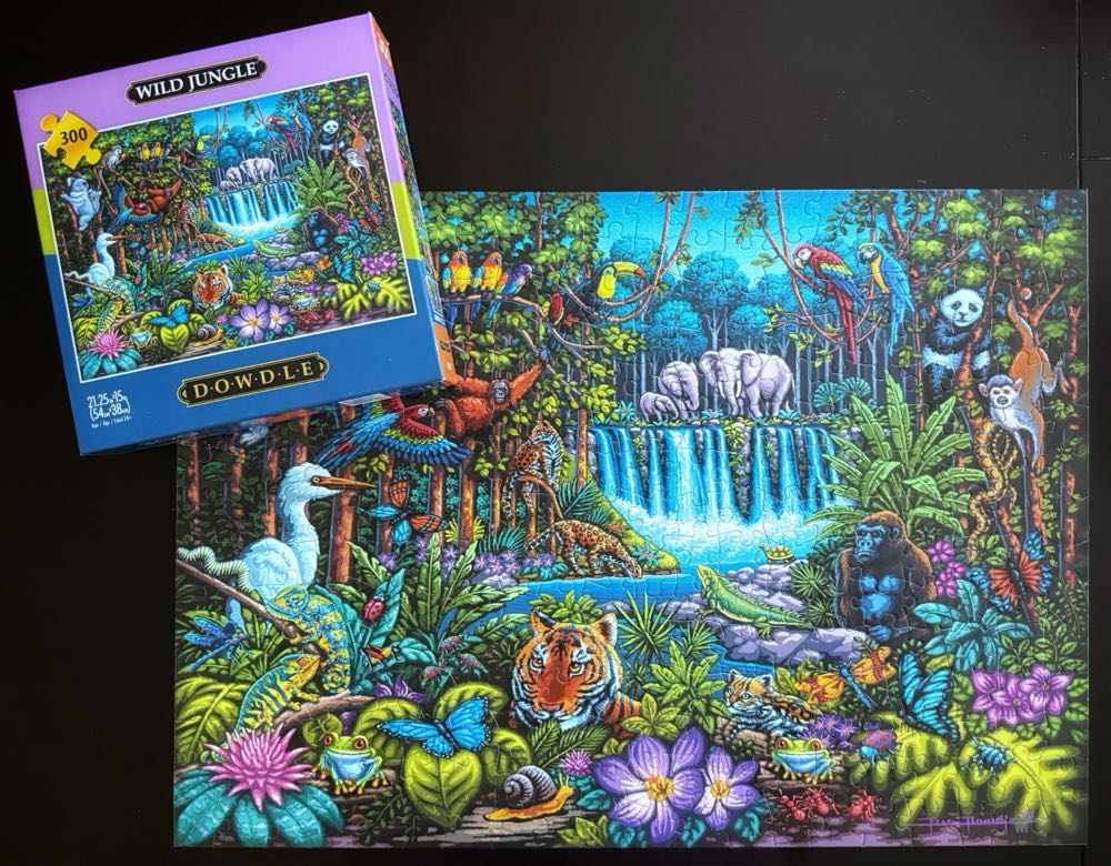 Wild Jungle*% - Dowdle puzzle collectible [Barcode 079346228041] - Main Image 3