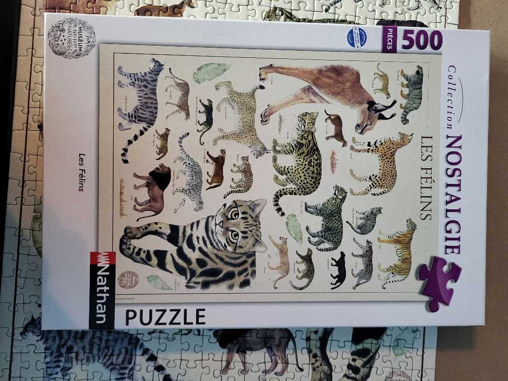 Museum Natural Of History D’ Felines - Nathan puzzle collectible [Barcode 4005556872923] - Main Image 3