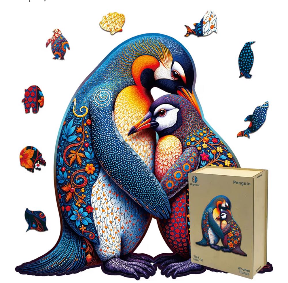 Penguin Family - JIGFOXY puzzle collectible - Main Image 2