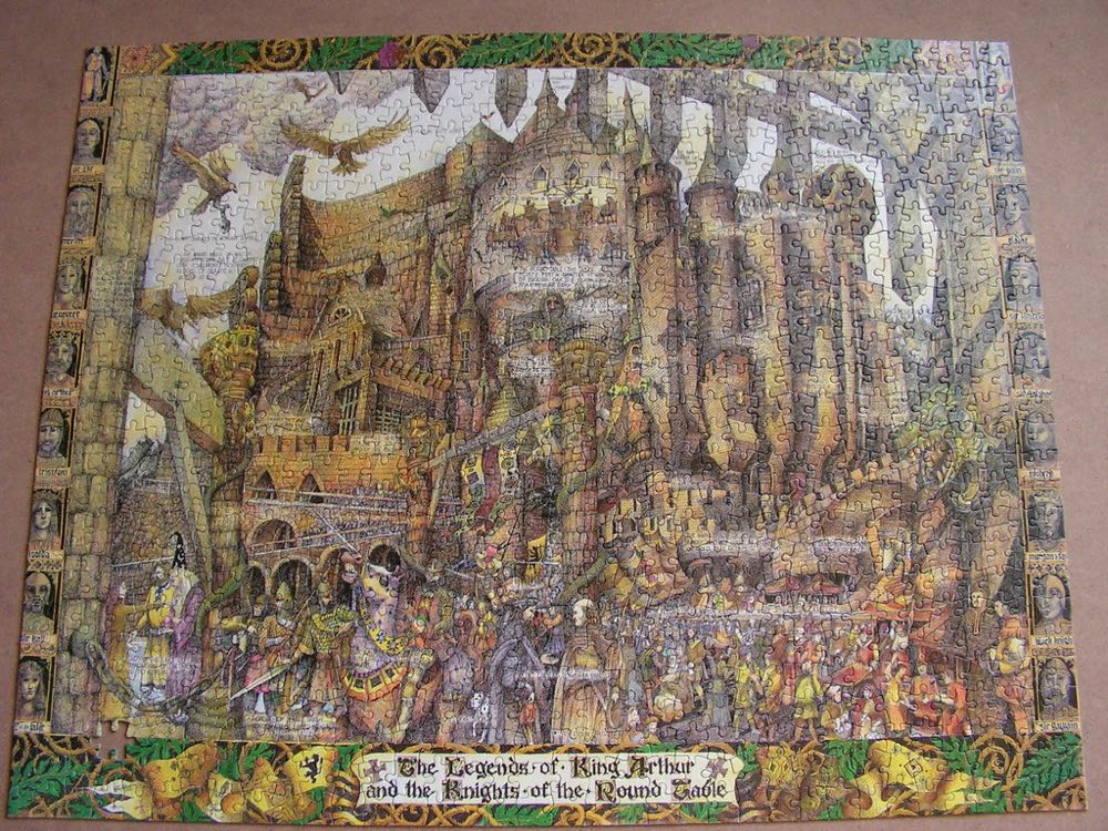 Legends of King Arthur - Buried Blue Prints puzzle collectible [Barcode 5014362139822] - Main Image 2