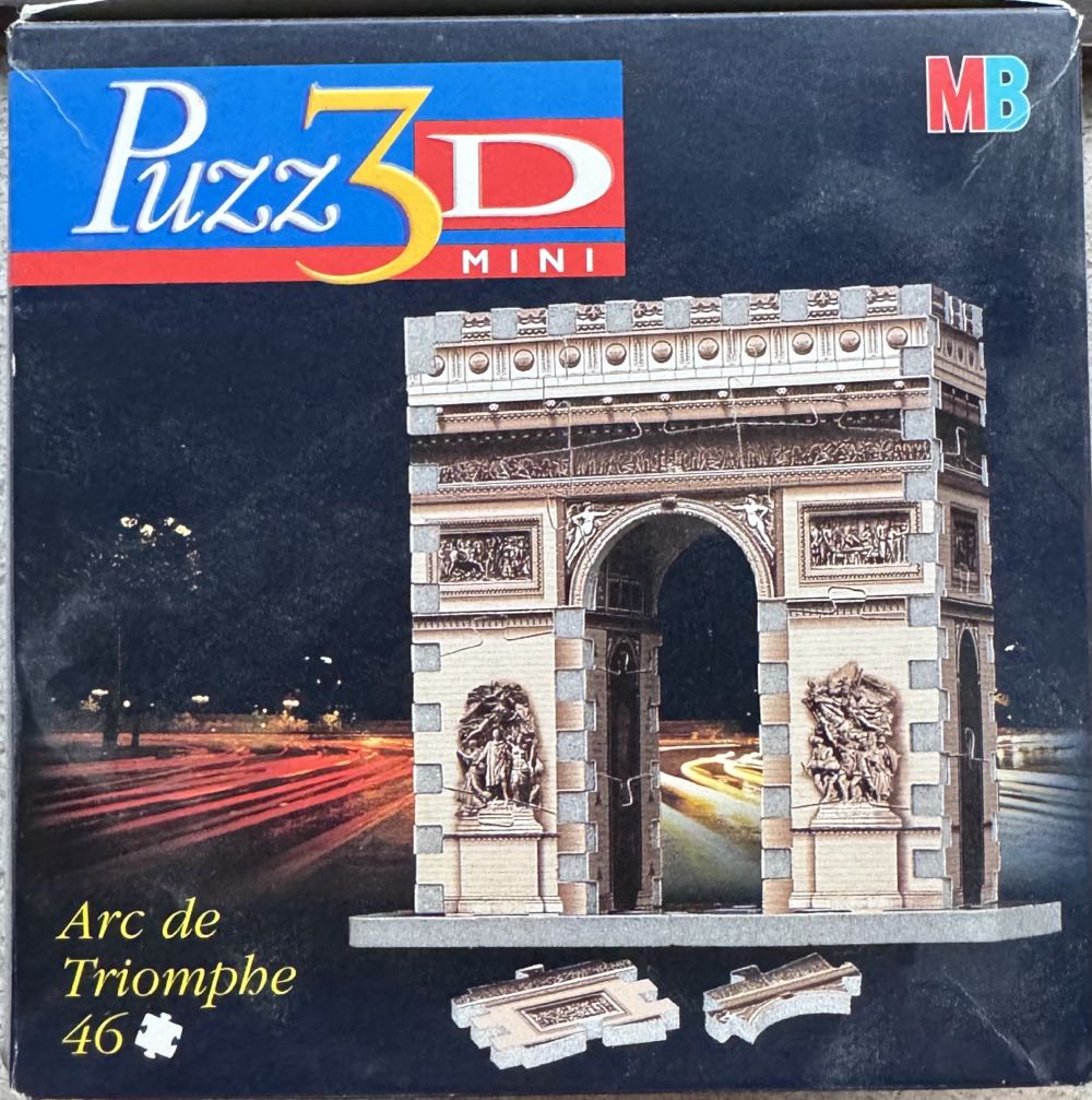 Arc De Triomphe Paris - Milton Bradley puzzle collectible [Barcode 5023117410338] - Main Image 2