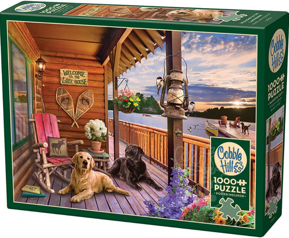Welcome To The Lake House - Cobble Hill puzzle collectible [Barcode 625012401524] - Main Image 2