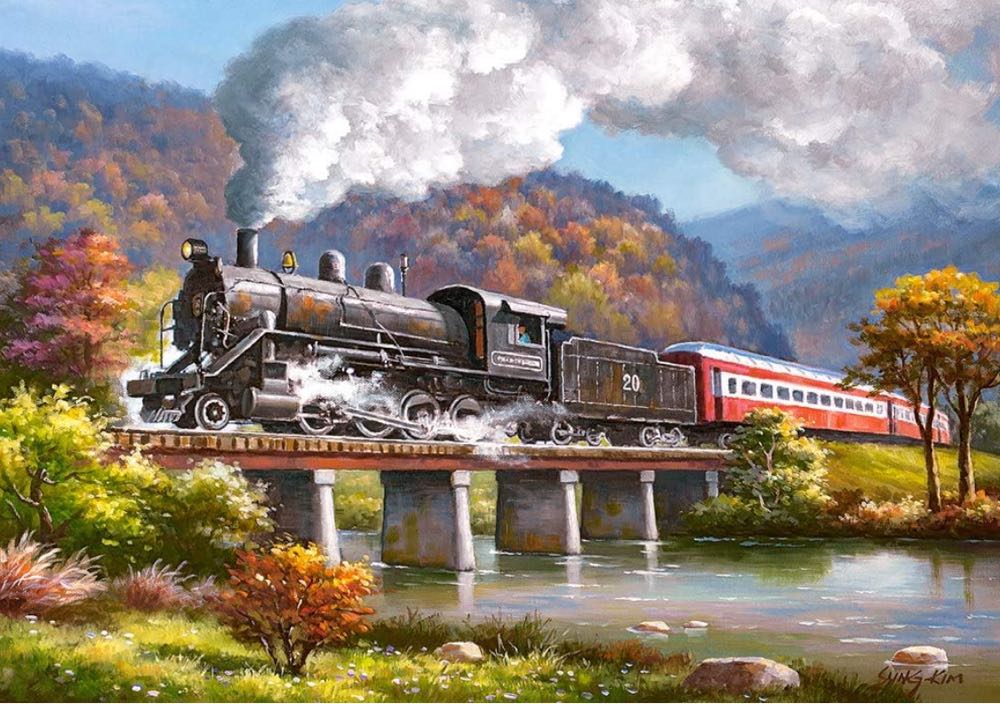 Iron Horse - Castorland puzzle collectible [Barcode 5904438053452] - Main Image 2
