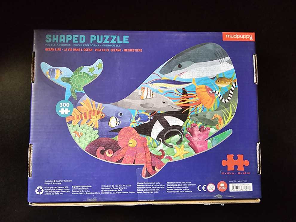 Ocean Life (Redonated) - Mudpuppy 🇺🇸 puzzle collectible [Barcode 9780735357273] - Main Image 2