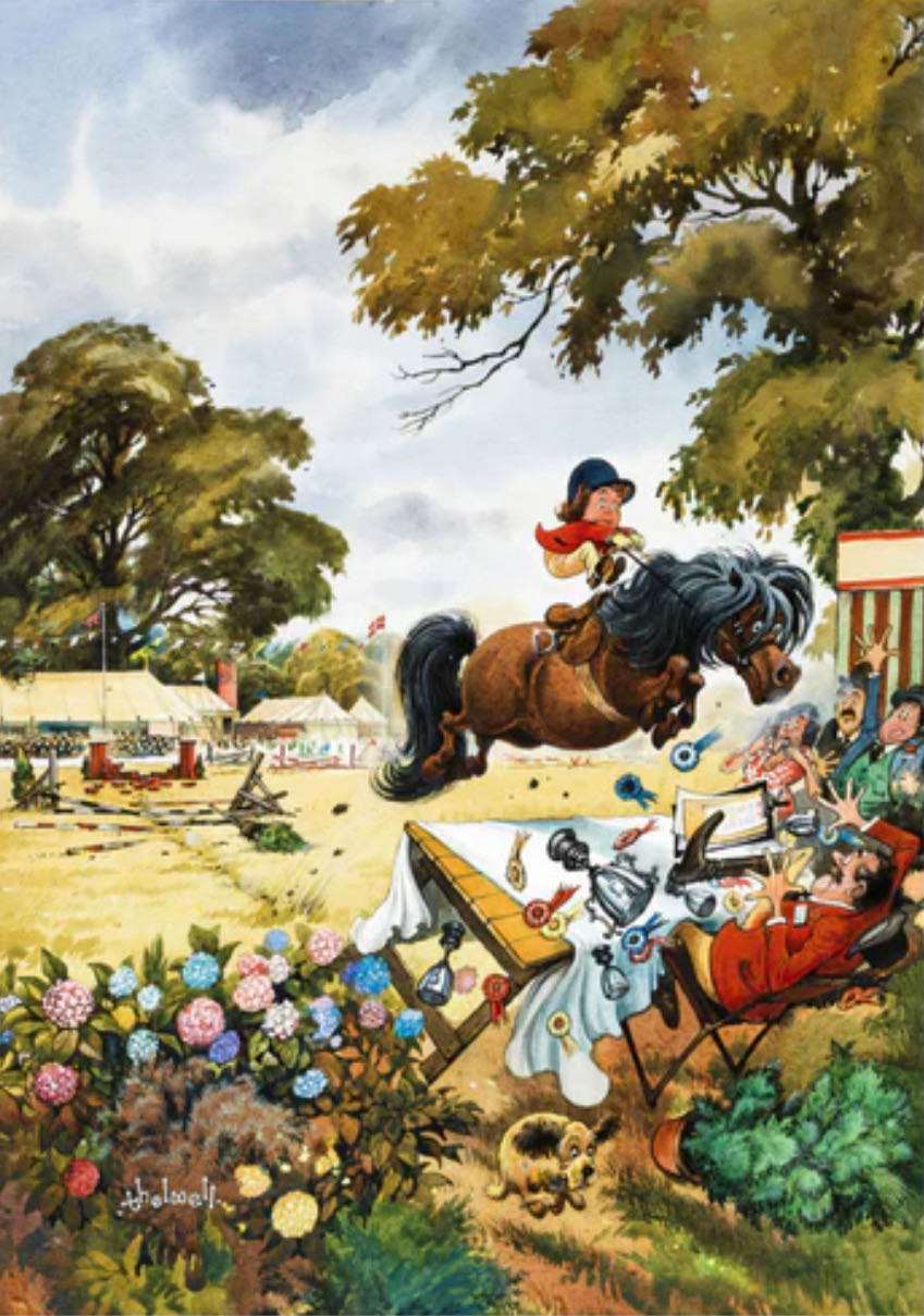 Thelwell: Up for the Cup - Whitman puzzle collectible - Main Image 2