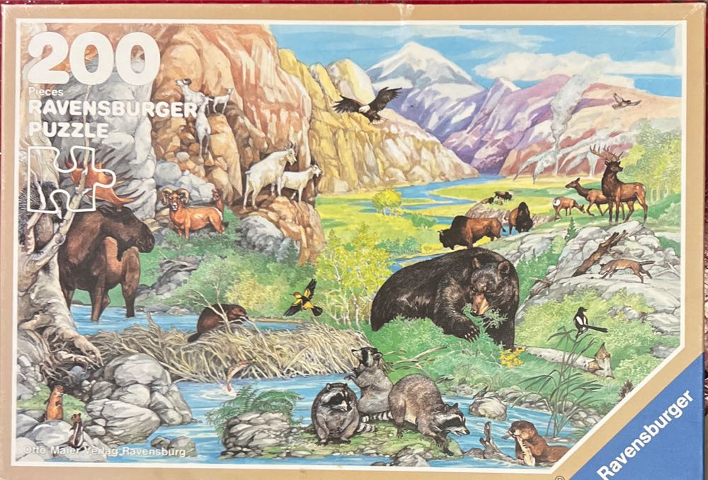 Rocky Mountain Wildlife - Ravensburger puzzle collectible [Barcode 4005556121403] - Main Image 2