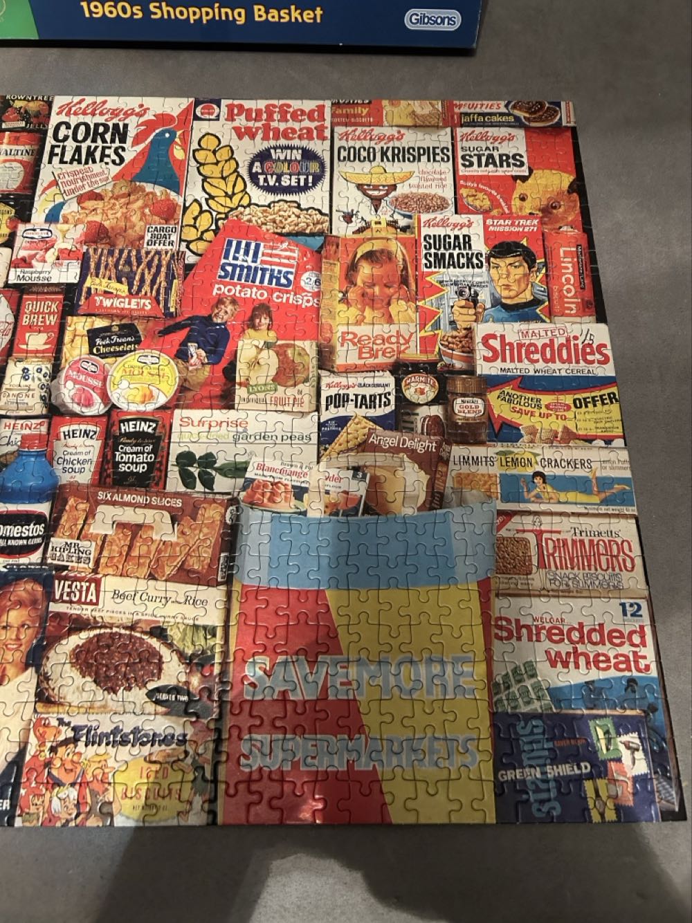 1960s Shopping Basket - Gibsons 🇬🇧 puzzle collectible - Main Image 4