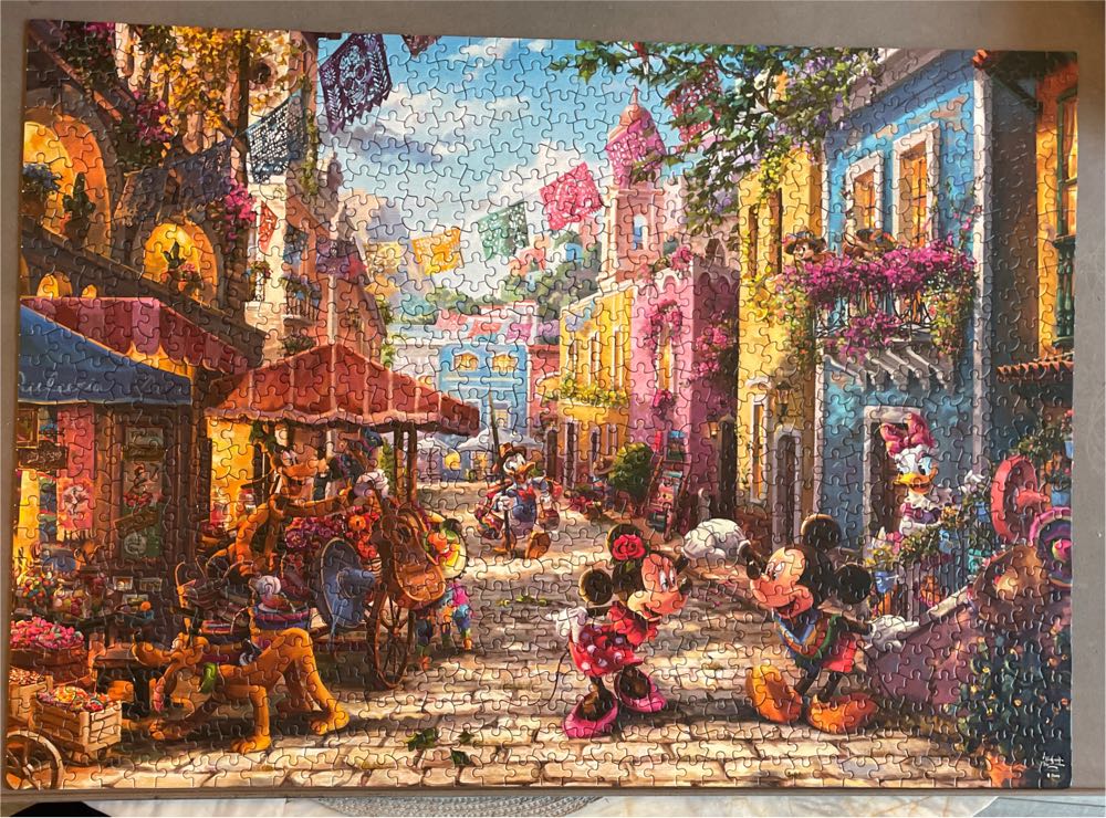 Mickey and Minnie in Mexico (V) From Nannie 🐝 - Ceaco puzzle collectible [Barcode 021081311236] - Main Image 2