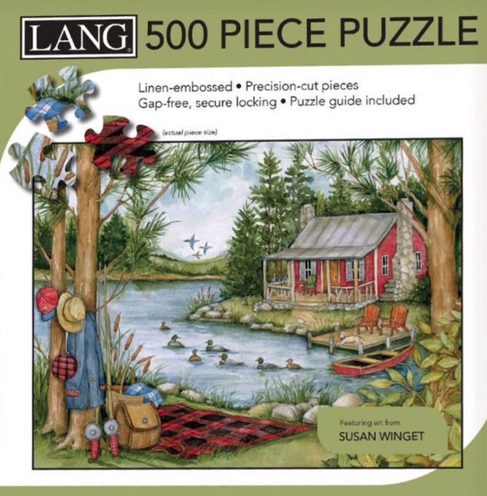 Picnic by the Lake - Lang puzzle collectible [Barcode 9781469425412] - Main Image 2