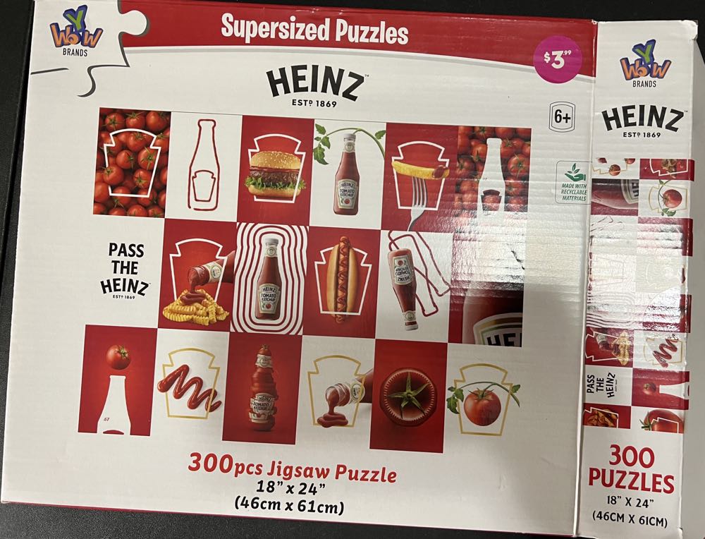 Heinz Ketchup - YWOW Brands puzzle collectible [Barcode 810059703230] - Main Image 3